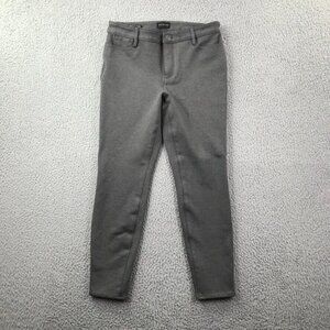 TALBOTS Womens‎ Size 4P SOHO Gray 5-Pocket Jegging Stretch Knit Mid Rise Pants